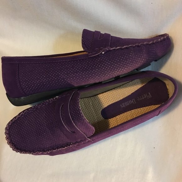 *SOLD*Pierre Dumas purple suede loafers - Picture 6 of 7